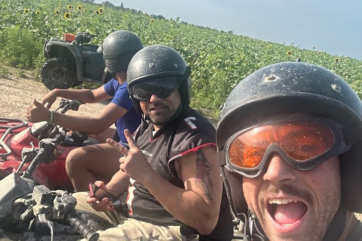 a man riding atv in miami